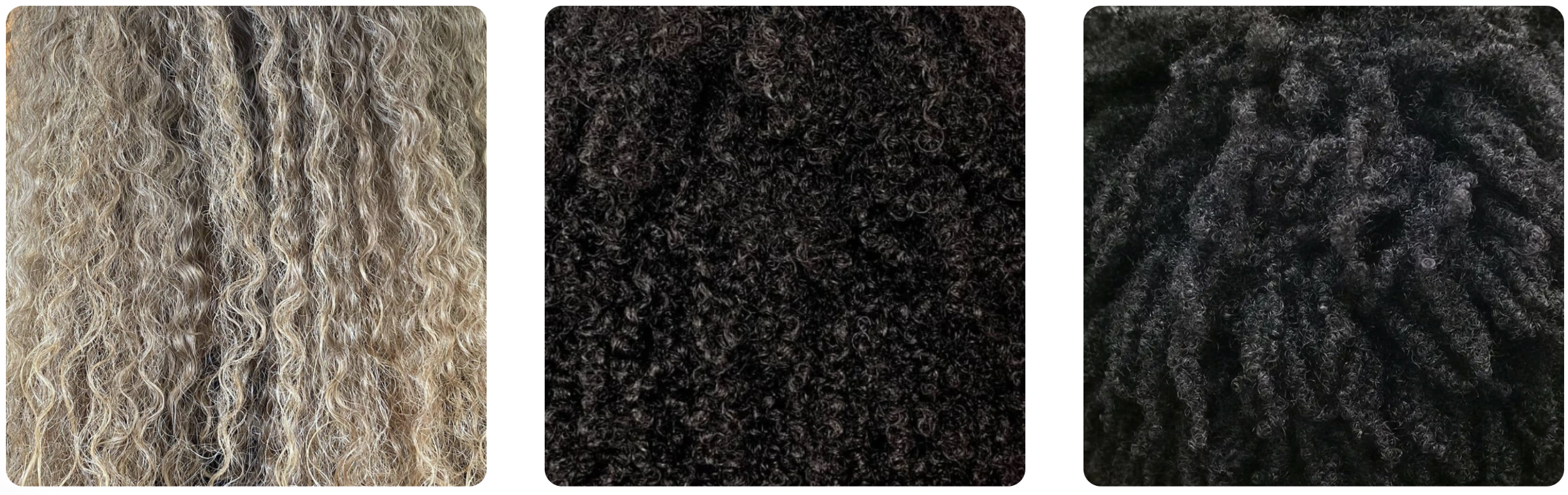 Coily hair type 4